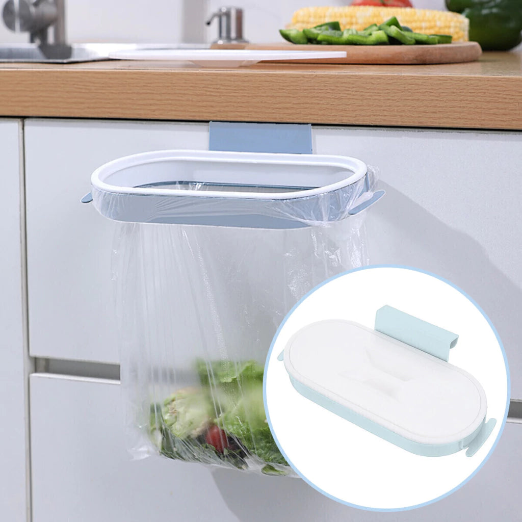 Tacho Basura Cesto Porta Bolsa De Residuos Tapa Bajo Mesada