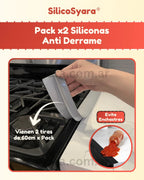 Pack x2 Siliconas Para Cubrir Huecos De Cocina